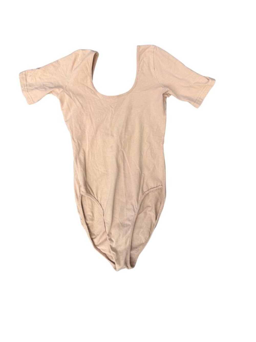 American Apparel Nude Cotton Spandex Bodysuit, Size M 🤍